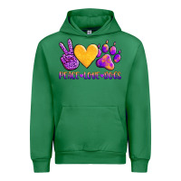 Emerald peace love dogs Urban Hoodie - AdoDesignShop