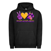 Pigment Black peace love dogs Urban Hoodie - AdoDesignShop