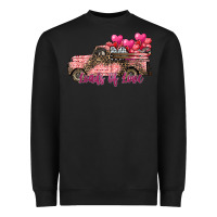 Black load of love Heavyweight Sweatshirt - SublimationCraftShop