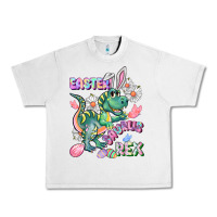 Lunar Rock Easter Saurus Rex Easter Day Urban Heavy Tee - CowGirlArtShop