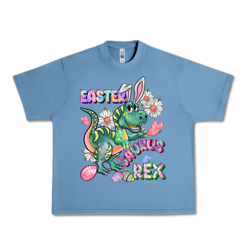 Easter Saurus Rex Easter Day Urban Heavy Tee by CowGirlArtShop | Teevron