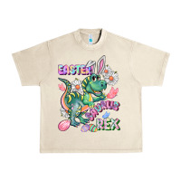 Sandshell Easter Saurus Rex Easter Day Urban Heavy Tee - CowGirlArtShop