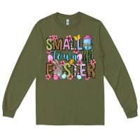 Army Green Easter Day Small town Easter Long Sleeve Tee - OliviaCreatesArt