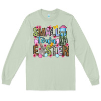 Matcha Easter Day Small town Easter Long Sleeve Tee - OliviaCreatesArt