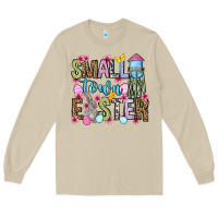 Mushroom Easter Day Small town Easter Long Sleeve Tee - OliviaCreatesArt