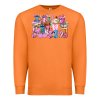 Carrot stitch and lilo pink christmas coffee cups Premium Sweatshirt - AdoDesignShop