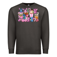 Smoke stitch and lilo pink christmas coffee cups Premium Sweatshirt - AdoDesignShop