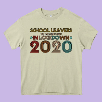 School Leavers The One Where I Was In Lockdown 2020 Heavy Core Tee Designed By Bettercallsaul