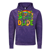 Cloud Purple St. Patrick's Lucky little dude Vintage Hoodie - OliviaCreatesArt