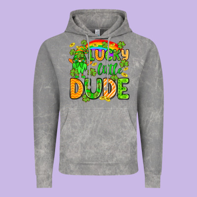 St. Patrick's Lucky Little Dude Vintage Hoodie Designed By Oliviacreatesart