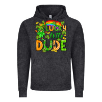 Vintage Black St. Patrick's Lucky little dude Vintage Hoodie - OliviaCreatesArt