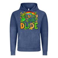 Vintage Denim St. Patrick's Lucky little dude Vintage Hoodie - OliviaCreatesArt