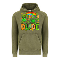 Vintage Olive St. Patrick's Lucky little dude Vintage Hoodie - OliviaCreatesArt
