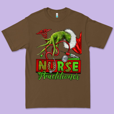 Christmas Character Nurse Premium Tee Designed By Nancycooperartshop