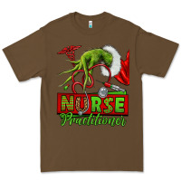 Cacao Christmas Character Nurse Premium Tee - NancyCooperArtShop