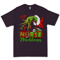 Plum Christmas Character Nurse Premium Tee - NancyCooperArtShop
