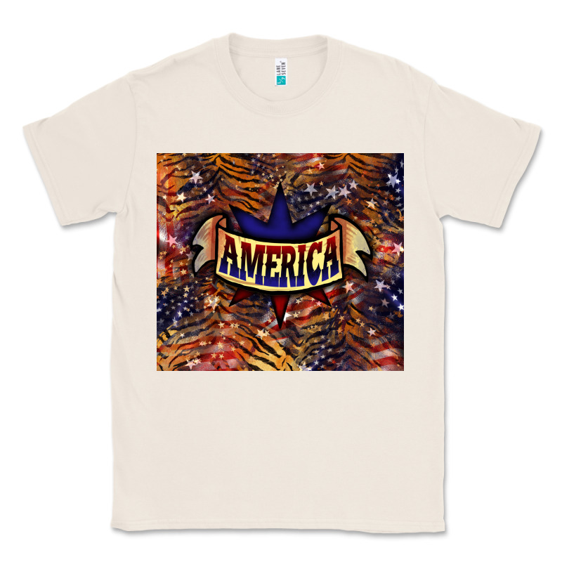 Tiger America Tumbler 4th Of July Classic Tee by HowdyJamesFarm | Teevron