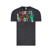 Vintage Black nurses call the shots Vintage Tee - CowGirlArtShop