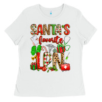 White santa's favorite lpn Ladies Tee - texasbilliewilder