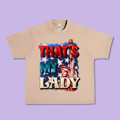 Thats My Lady 4th Of July Urban Heavy Tee Designed By Cowgirlartshop