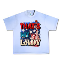 Grape Ice Thats my lady 4th of july Urban Heavy Tee - CowGirlArtShop