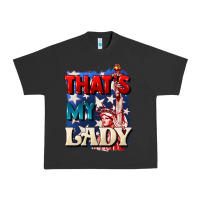 Pigment Black Thats my lady 4th of july Urban Heavy Tee - CowGirlArtShop