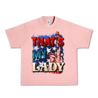 Salmon Thats my lady 4th of july Urban Heavy Tee - CowGirlArtShop