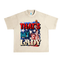 Sandshell Thats my lady 4th of july Urban Heavy Tee - CowGirlArtShop