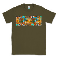 Army Green Thanksgiving Turkey Truck Classic Tee - Artiststas