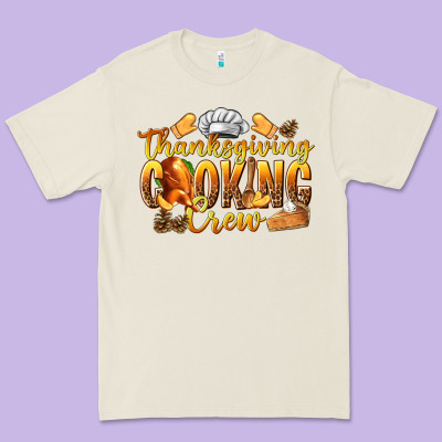 Thanksgiving Cooking Crew Premium Tee Designed By Texasbilliewilder