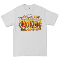 Dove Grey Thanksgiving Cooking Crew Premium Tee - texasbilliewilder