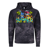 Cloud Black Summer Gnomes Vintage Hoodie - CowCowDesign