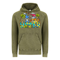 Vintage Olive Summer Gnomes Vintage Hoodie - CowCowDesign