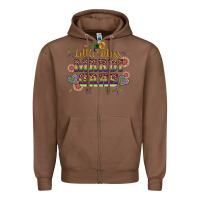 Chestnut little miss mardi gras Zipper Hoodie - Artiststas