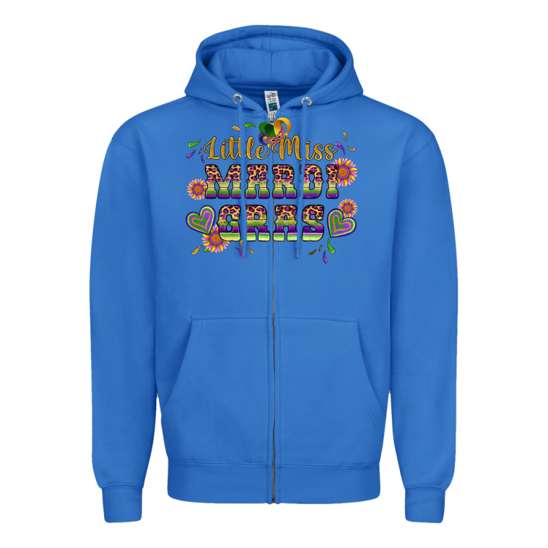 Little Miss Mardi Gras Zipper Hoodie by Artiststas | Teevron