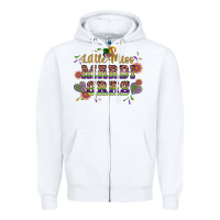 White little miss mardi gras Zipper Hoodie - Artiststas