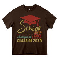 Chocolate Brown Senior Skip Day Champions Class Of 2020 Heavy Core Tee - Bettercallsaul