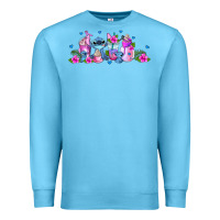 Ocean Blue stitch coffee cups libbey glass Premium Sweatshirt - AdoDesignShop