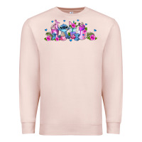 Pale Pink stitch coffee cups libbey glass Premium Sweatshirt - AdoDesignShop