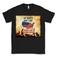 Black my rights don't end Classic Tee - TumblerDesignByShophia