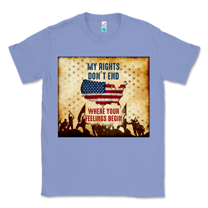 My Rights Don't End Classic Tee by TumblerDesignByShophia | Teevron