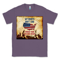 Lavender my rights don't end Classic Tee - TumblerDesignByShophia