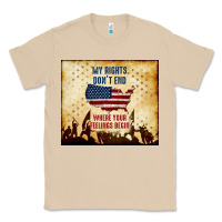 Mushroom my rights don't end Classic Tee - TumblerDesignByShophia