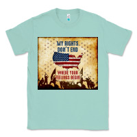 Seafoam my rights don't end Classic Tee - TumblerDesignByShophia