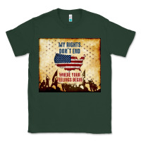 Sports Green my rights don't end Classic Tee - TumblerDesignByShophia