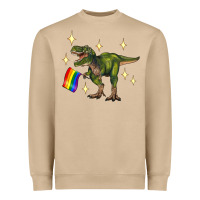 Mushroom lgbtq+  t rex Heavyweight Sweatshirt - Artiststas
