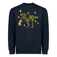 Navy lgbtq+  t rex Heavyweight Sweatshirt - Artiststas