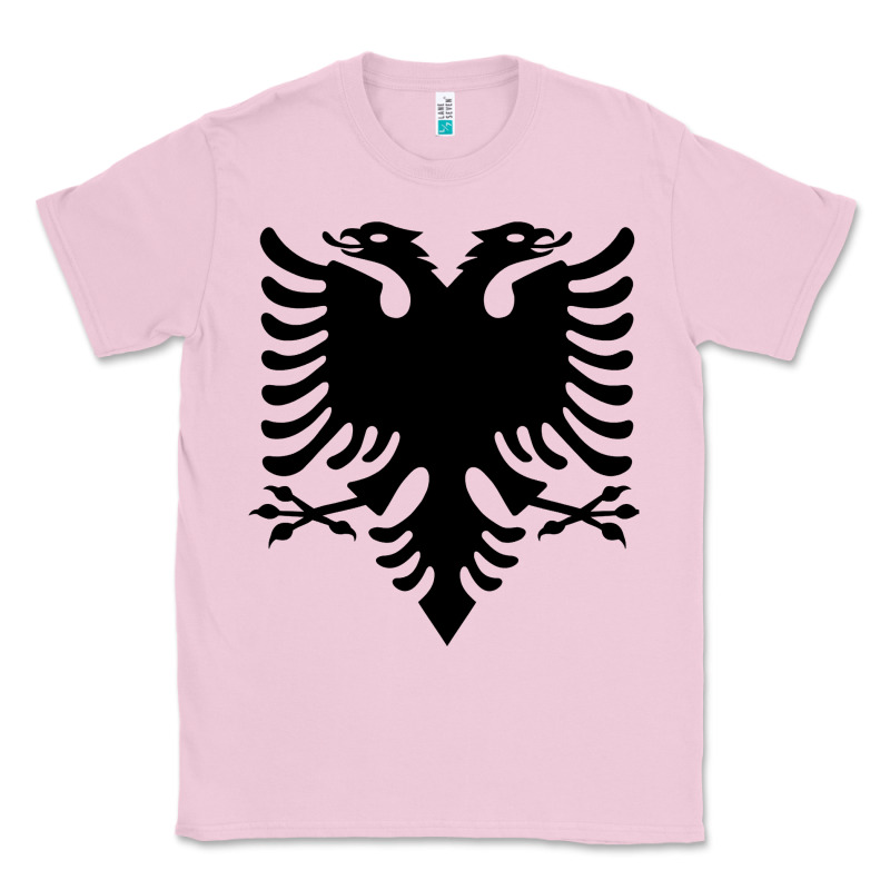 Albanian Flag Eagle Double Red Albania Shqipe Kosovo Classic Tee by longCreatives | Teevron
