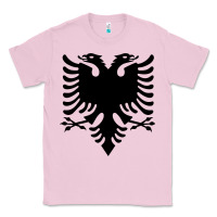 Bubblegum Pink Albanian Flag Eagle Double Red Albania Shqipe Kosovo Classic Tee - longCreatives