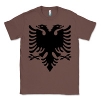 Chestnut Albanian Flag Eagle Double Red Albania Shqipe Kosovo Classic Tee - longCreatives